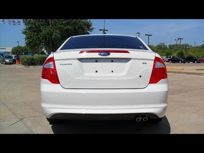 ford fusion 2010 white metallic sedan se gasoline 4 cylinders front wheel drive automatic 78238