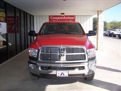 ram ram pickup 3500 2011 red pickup truck slt diesel 6 cylinders 4 wheel drive 78064