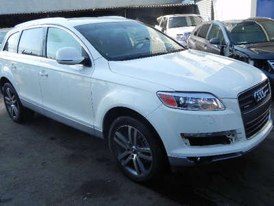 audi q7 2007 white suv automatic 07513