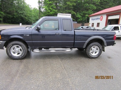 ford ranger 2001 blue pickup truck gasoline 4 wheel drive automatic 03281