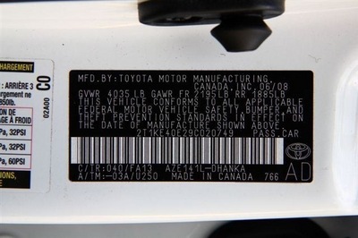 toyota matrix 2009 white hatchback s gasoline 4 cylinders front wheel drive automatic 20746