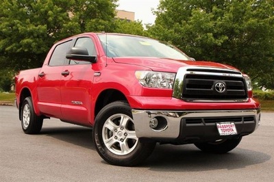 toyota tundra 2011 burgundy pickup truck crewmax cab gasoline v8 all whee drive automatic 20746