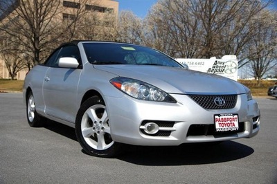 toyota solara 2008 silver convertable sle gasoline v6 front wheel drive automatic 20746