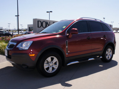 saturn vue 2009 red suv xe gasoline 4 cylinders front wheel drive automatic 76018