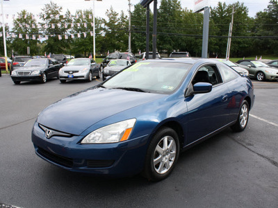 honda accord 2005 sapphire blue coupe ex v 6 gasoline 6 cylinders front wheel drive automatic 07701