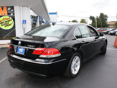 bmw 7 series 2008 black sedan 750i gasoline 8 cylinders rear wheel drive automatic 07701