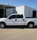 ford f 150 2010 white xlt gasoline 8 cylinders 2 wheel drive automatic 76108