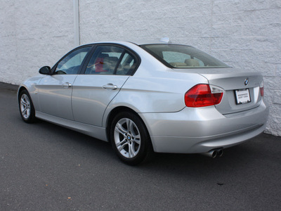 bmw 3 series 2008 silver sedan 328i gasoline 6 cylinders rear wheel drive automatic 27616