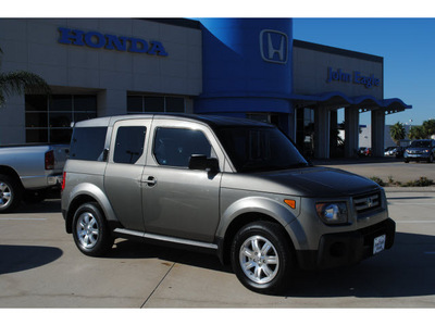 honda element 2008 gray suv ex gasoline 4 cylinders front wheel drive automatic with overdrive 77065