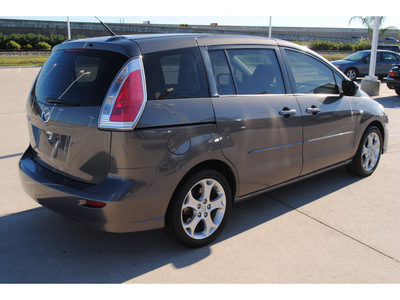 mazda mazda5 2008 gray van touring gasoline 4 cylinders front wheel drive autostick 77065