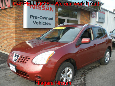 nissan rogue 2009 red suv s gasoline 4 cylinders all whee drive automatic 14094