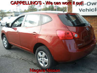nissan rogue 2009 red suv gasoline 4 cylinders all whee drive automatic 14094