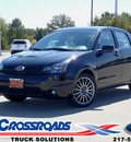 ford focus 2011 black sedan sport ses gasoline 4 cylinders front wheel drive automatic 62708