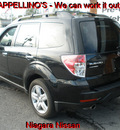subaru forester 2010 black suv 2 5x limited gasoline 4 cylinders all whee drive automatic 14094
