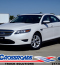 ford taurus 2011 white sedan sel gasoline 6 cylinders front wheel drive automatic 62708