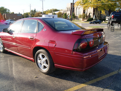 chevrolet impala 2005 maroon sedan ls gasoline 6 cylinders front wheel drive automatic 60115