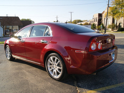 chevrolet malibu 2011 maroon sedan ltz gasoline 4 cylinders front wheel drive automatic 60115