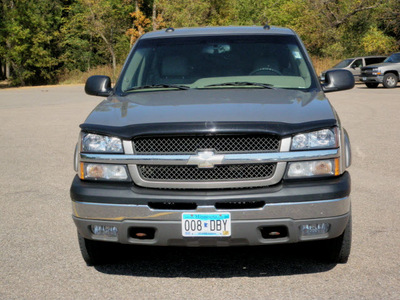 chevrolet silverado 1500hd 2003 pewter pickup truck crew cab lt z71 4x4 gasoline 8 cylinders 4 wheel drive automatic 55318