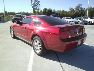 ford mustang 2008 dk  red coupe v6 deluxe gasoline 6 cylinders rear wheel drive automatic 75503