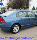 honda civic 2007 atomic blue sedan lx gasoline 4 cylinders front wheel drive 5 speed manual 80910