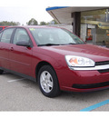 chevrolet malibu 2005 dk  red sedan ls gasoline 6 cylinders front wheel drive automatic 46036