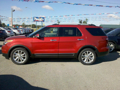 ford explorer 2012 red suv limited gasoline 4 cylinders 2 wheel drive 6 speed automatic 62863