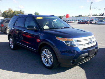 ford explorer 2012 dk  blue suv xlt gasoline 6 cylinders 2 wheel drive 6 speed automatic 62863