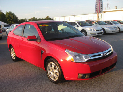 ford focus 2008 red coupe se gasoline 4 cylinders front wheel drive automatic 62863