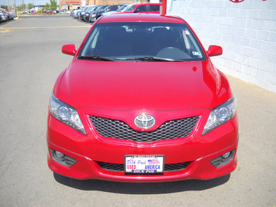 toyota camry 2010 red sedan 4 cylinders front wheel drive automatic 79925