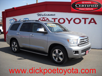 toyota sequoia 2008 gray suv limited gasoline 8 cylinders 4 wheel drive automatic 79925
