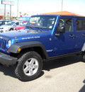 jeep wrangler unltd 2009 blue suv rubicon gasoline 6 cylinders 4 wheel drive automatic 79925