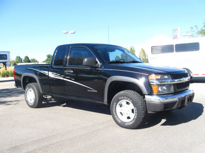 chevrolet colorado 2005 super black ls gasoline 5 cylinders 4 wheel drive 5 speed manual 80504