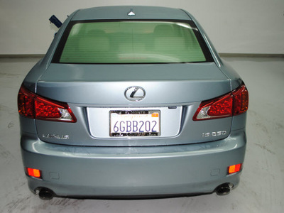 lexus is 250 2009 breakwater blue sedan gasoline 6 cylinders rear wheel drive automatic 91731