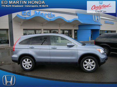 honda cr v 2008 lt  blue suv ex l gasoline 4 cylinders all whee drive automatic 46219