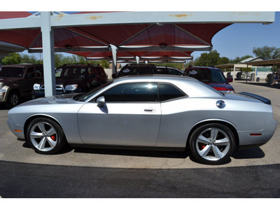 dodge challenger 2008 silver coupe srt8 gasoline 8 cylinders rear wheel drive automatic 76903
