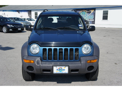 jeep liberty 2003 blue suv sport gasoline 6 cylinders rear wheel drive automatic 77388
