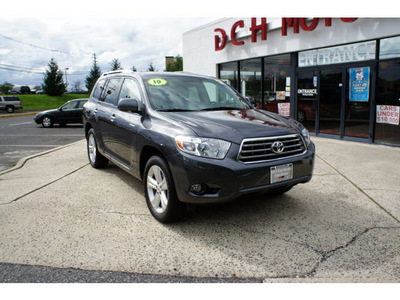 toyota highlander 2010 magnetic gray suv limited dvd gasoline 6 cylinders all whee drive 5 speed automatic 07724