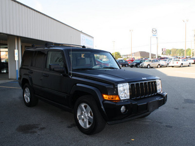 jeep commander 2006 black suv gasoline 6 cylinders 4 wheel drive automatic 27215