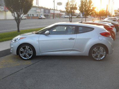 hyundai veloster 2012 silver coupe gasoline 4 cylinders front wheel drive automatic 99208