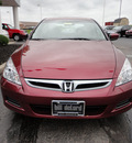 honda accord 2006 red sedan ex w leather gasoline 4 cylinders front wheel drive automatic 45036