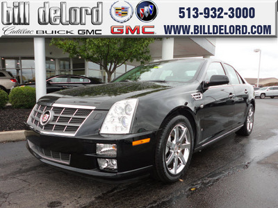 cadillac sts 2008 black sedan v6 gasoline 6 cylinders rear wheel drive automatic 45036