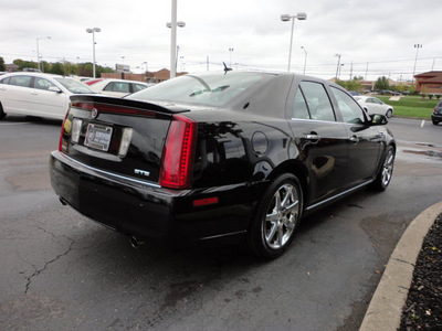 cadillac sts 2008 black sedan v6 gasoline 6 cylinders rear wheel drive automatic 45036