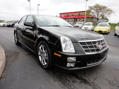 cadillac sts 2008 black sedan v6 gasoline 6 cylinders rear wheel drive automatic 45036