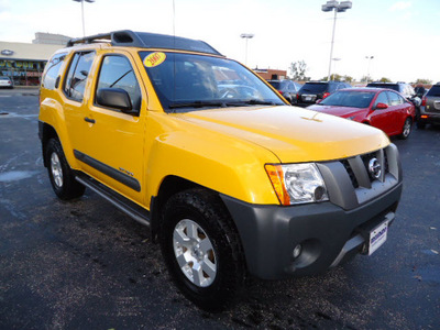 nissan xterra 2007 yellow suv off road gasoline 6 cylinders 4 wheel drive automatic with overdrive 60007