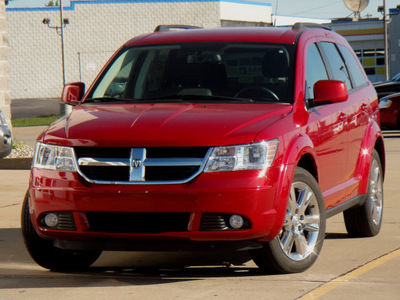 dodge journey 2010 dk  red suv sxt gasoline 6 cylinders front wheel drive automatic 62034