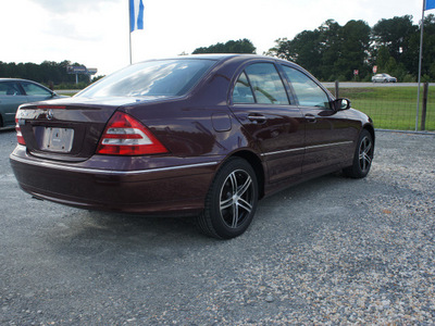 mercedes benz c class 2007 dk  red sedan c280 luxury gasoline 6 cylinders rear wheel drive automatic 27569