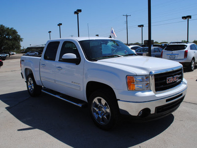 gmc sierra 1500 2011 white slt flex fuel 8 cylinders 4 wheel drive automatic 76087