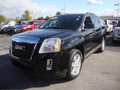 gmc terrain 2010 black suv slt1 gasoline 6 cylinders front wheel drive automatic 60443