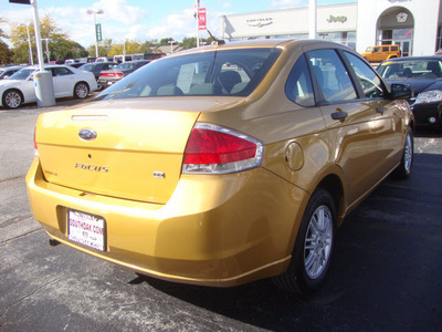 ford focus 2009 gold sedan se gasoline 4 cylinders front wheel drive automatic 60443