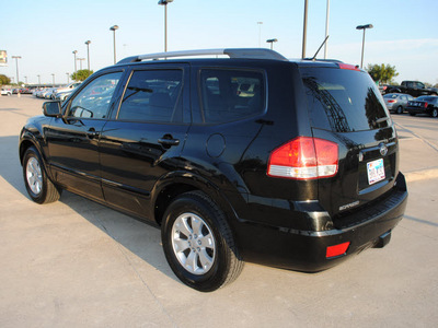 kia borrego 2009 black suv ex gasoline 6 cylinders 2 wheel drive automatic 75228